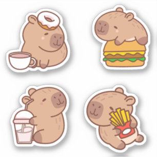 Kawaii Capybara Sticker Pack
