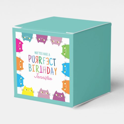 Kawaii Cat Birthday Gift Box