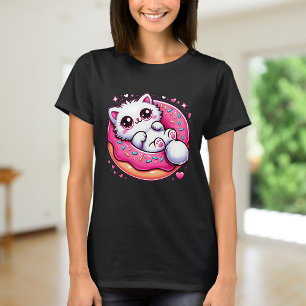 Kawaii Cat Donut Anime Lover Otaku Cute T-Shirt