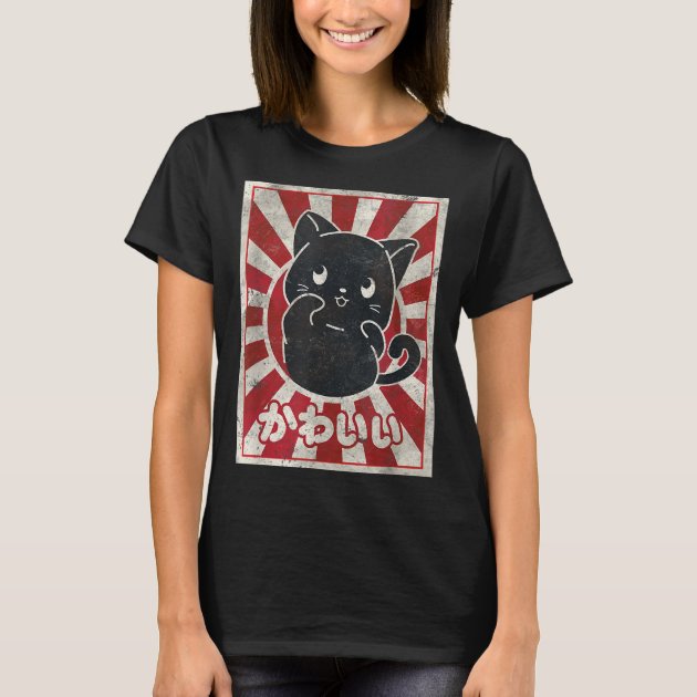 Kids Anime Cat Girl 80s Retro T Shirt Style | Grltee.com