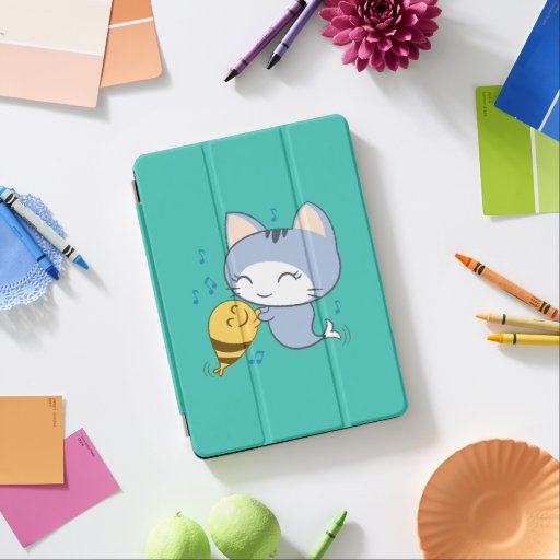 Kawaii Cat Mermaid iPad Air Cover