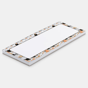 Kawaii Cat Pattern Magnetic Notepad