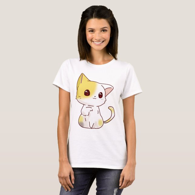 Kawaii cat T-Shirt (Front Full)