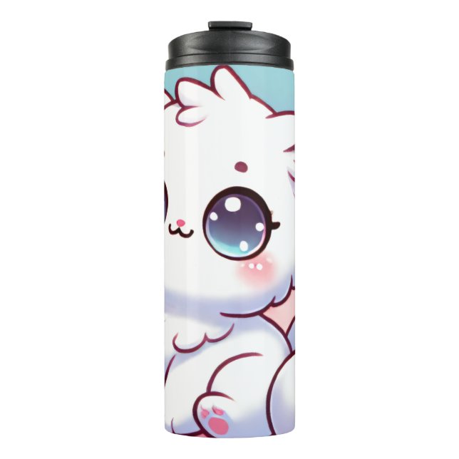  Kawaii Cat Thermal Tumbler (Front)