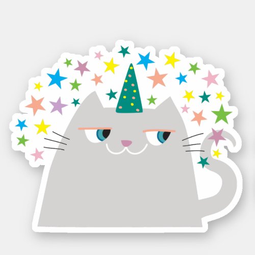 Kawaii Cat Unicorn Cute Sticker