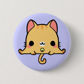 Kawaii Cat (You change the Background!) Pinback Button