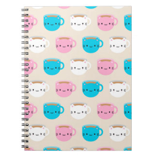 Kawaii Cats Cup of Tea Notebook