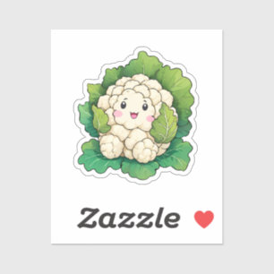 Kawaii Cauliflower Sticker
