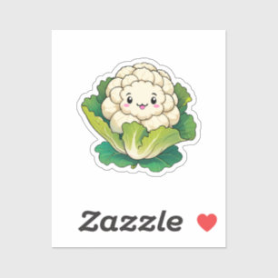 Kawaii Cauliflower Sticker