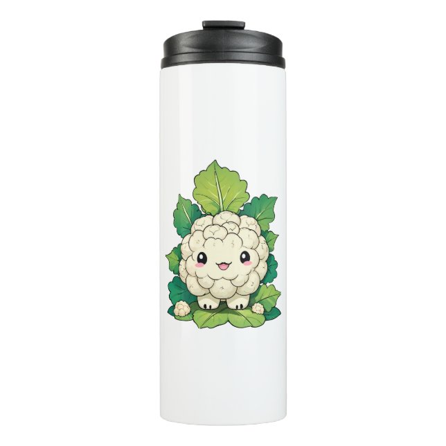 Kawaii Cauliflower Thermal Tumbler (Front)