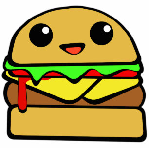 Kawaii Cheeseburger Statuette