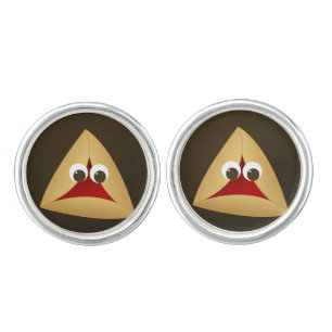 Kawaii Cherry Hamentashen Cufflinks