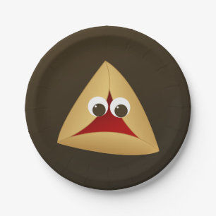Kawaii Cherry Hamentashen Paper Plates