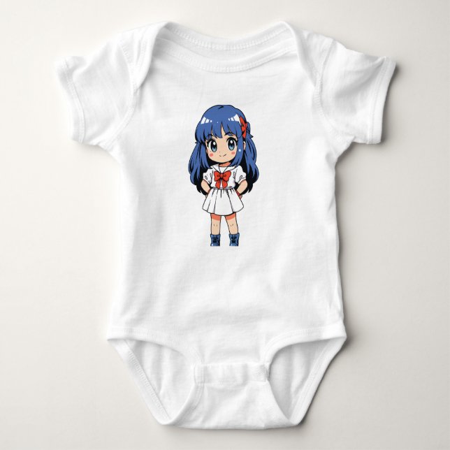 Kawaii Chibi Character Bodysuit (Front)
