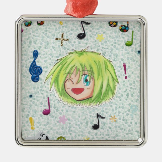 Kawaii Chibi Comic Izumi Ornament (Front)