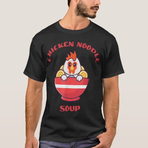 Kawaii Chicken Noodle Soup T_Shirt