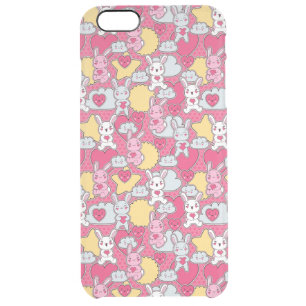 Kawaii Child Pattern with Cute Doodles 2 Clear iPhone 6 Plus Case