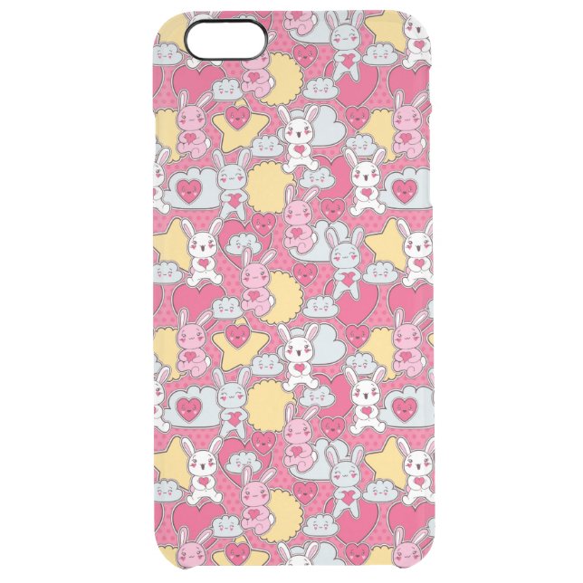 Kawaii Child Pattern with Cute Doodles 2 Uncommon iPhone Case (Back)