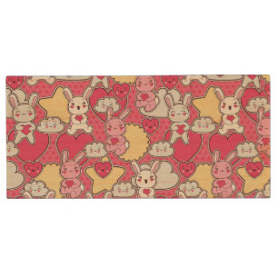 Kawaii Child Pattern with Cute Doodles 2 Wood USB Flash Drive