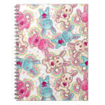 Kawaii Child Pattern with Cute Doodles Notebook