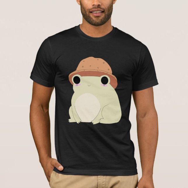 Kawaii Chilling Frog Gift T-Shirt (Front)
