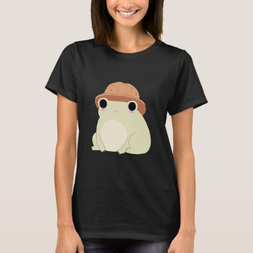 Kawaii Chilling Frog Gift  T_Shirt
