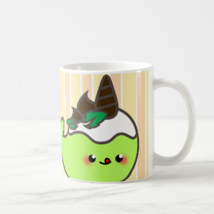 Kawaii Chocolate Chip Mint Narwhal Coffee Mug