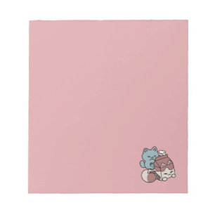 Kawaii Chocolate Milk Cat – Cozy Drink & Cuteness  Notepad