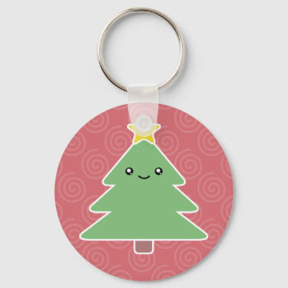 Kawaii Christmas Tree Keychain