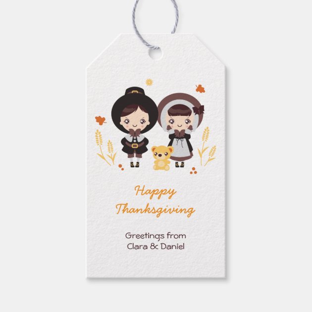 Kawaii Clara - Thanksgiving Gift Tags