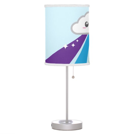 Kawaii Cloud and Rainbow Table Lamps (Left)