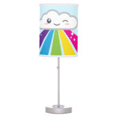 Kawaii Cloud and Rainbow Table Lamps (Front)