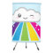 Kawaii Cloud and Rainbow Table Lamps