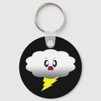 KAWAII CLOUD LIGHTNING THUNDER STORM KEYCHAIN