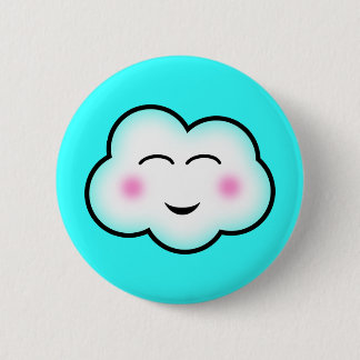 Kawaii Cloud Pinback Button