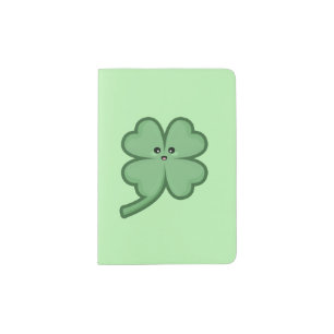 Kawaii Clover Passport Holder