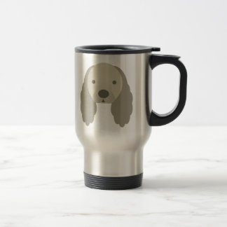 KAWAII COCKER SPANIEL DOGGIE SO SWEET DOG TRAVEL MUG