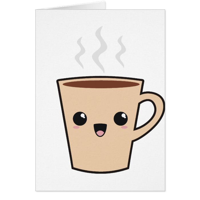 Kawaii Coffee Monster Cards