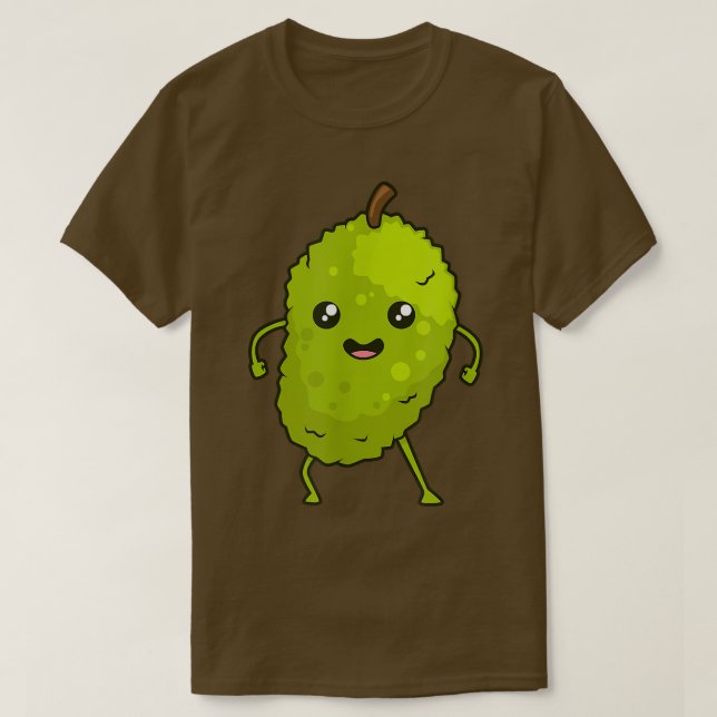 Kawaii Comic Jackfruit  T-Shirt (Design Front)
