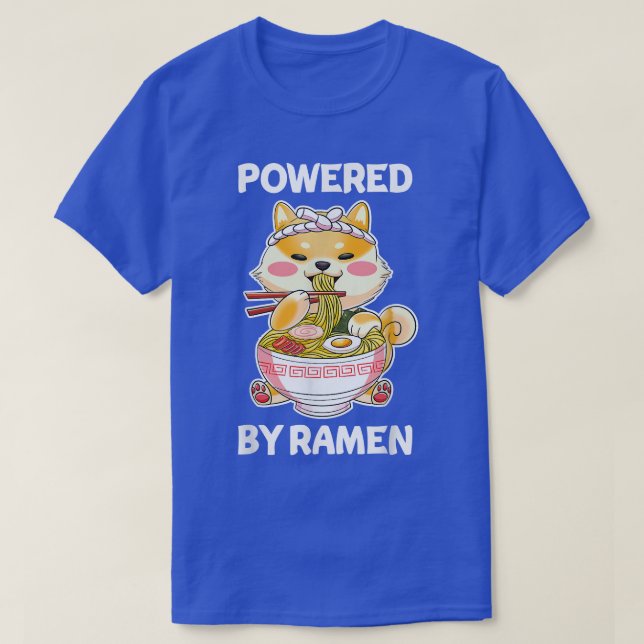 Kawaii Corgi Ramen Cute Puppy Japanese Manga Anime T-Shirt (Design Front)