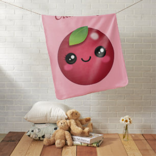 Kawaii Cranberry Baby Blanket