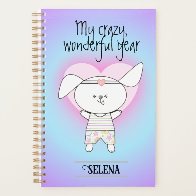 Kawaii crazy wonderful yearly planner (Front)
