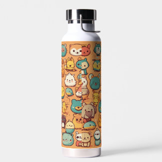 Kawaii Critters Squad; cute Chaos  Water Bottle