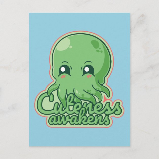 Kawaii Cthulhu Postcard (Front)