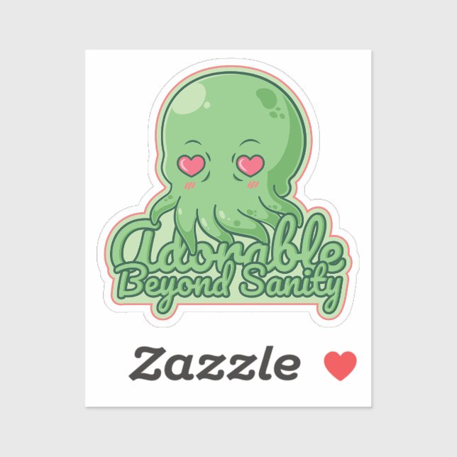 Kawaii Cthulhu Sticker (Sheet)