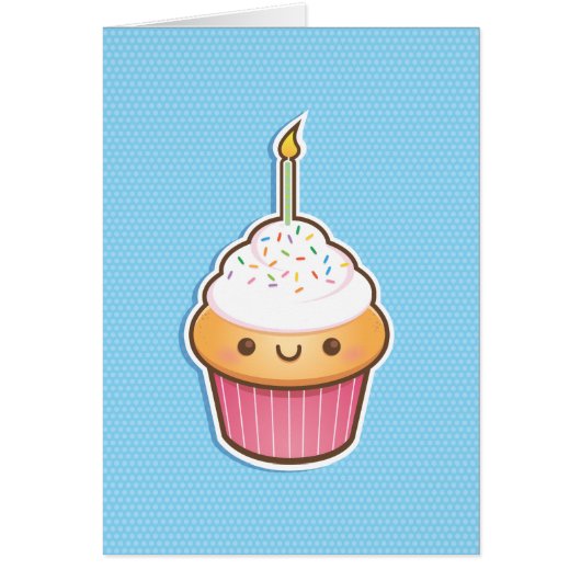 Kawaii Cupcake Cards (Front)