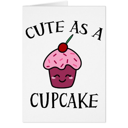 Kawaii Cupcake Cards (Front)