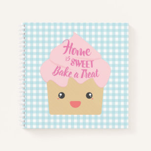 Kawaii Cupcake Dessert Recipes Notebook