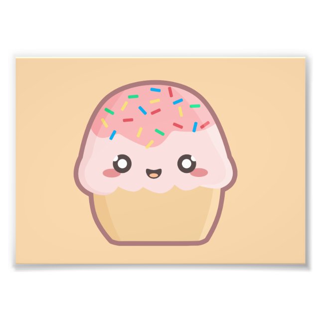 Kawaii cupcake photo print (Front)