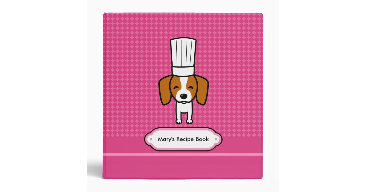 Kawaii Custom Binder Recipe Organizer | Zazzle.com
